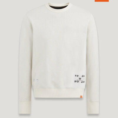 centenary applique label sweatshirt